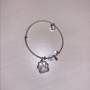 Alex and ani bracelet with dog paw charm